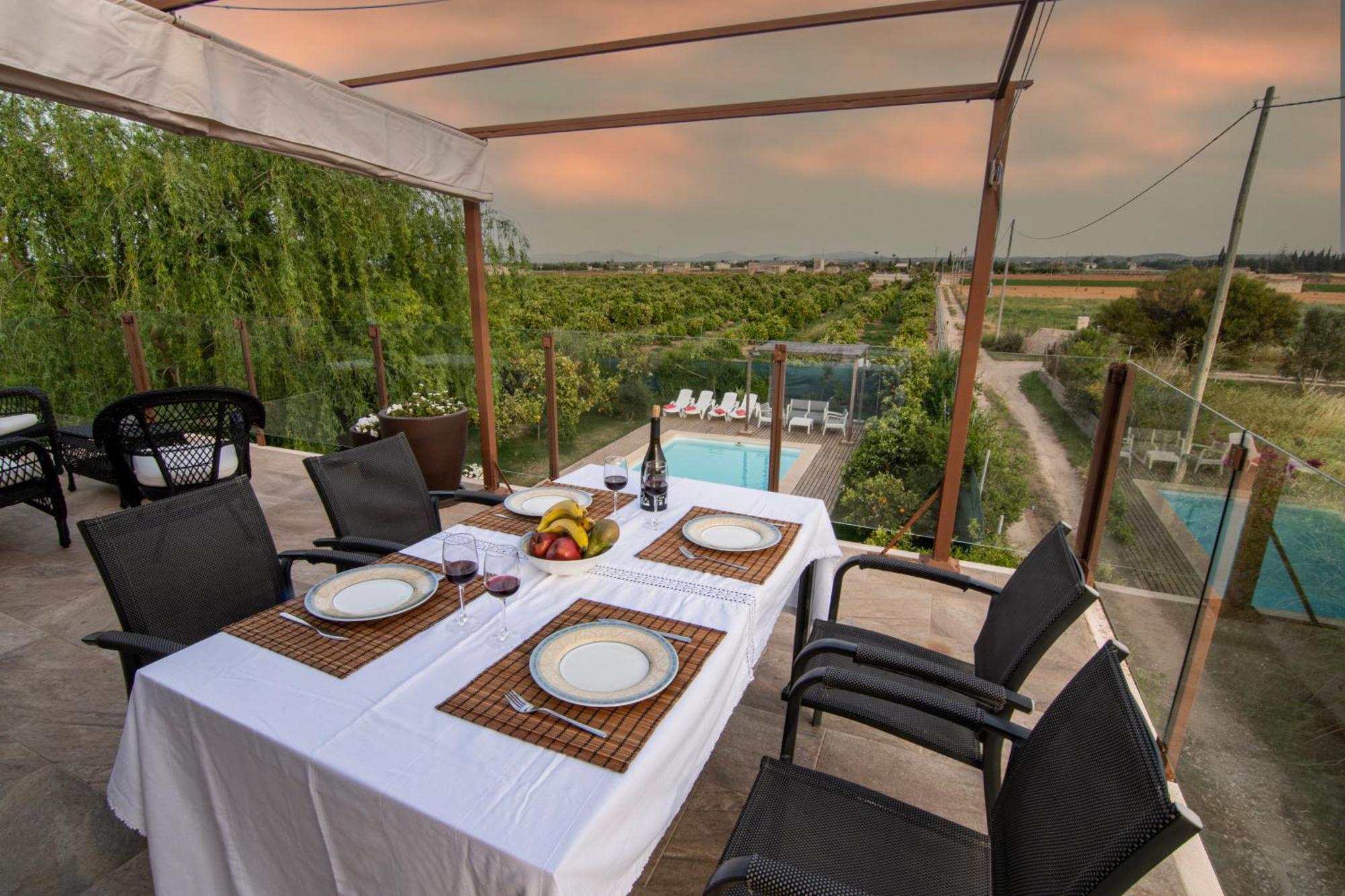 Els Tarongers Perfect For Families Or Friends Villa Sa Pobla Luaran gambar